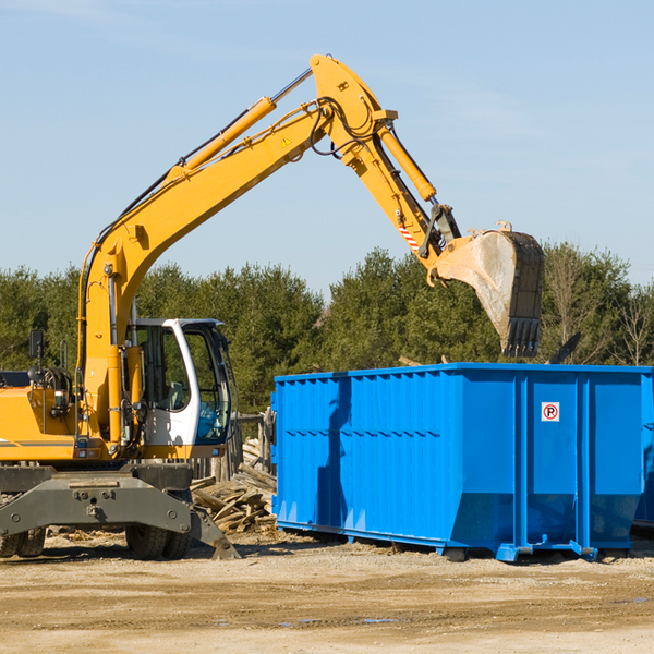 are there any restrictions on where a residential dumpster can be placed in Pelzer SC